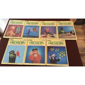 7 Seasame Street Treasury Books Volume 1,2,3,4,5,8,12